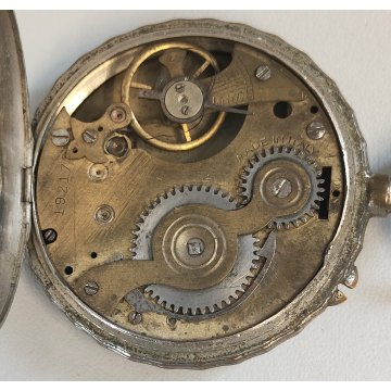 LOTTO 8 pz. OROLOGIO TASCA Longines FS Roskopf RAILWAYS epoca '900 POCKET WATCH