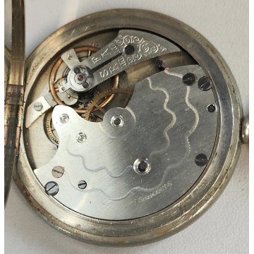 LOTTO 8 pz. OROLOGIO TASCA Longines FS Roskopf RAILWAYS epoca '900 POCKET WATCH