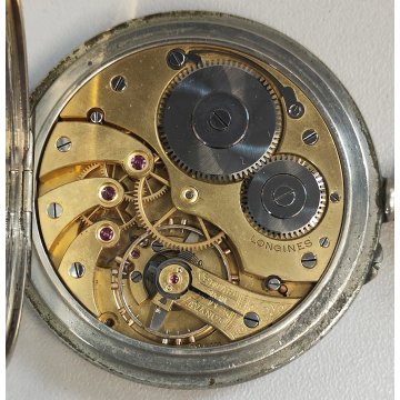 LOTTO 8 pz. OROLOGIO TASCA Longines FS Roskopf RAILWAYS epoca '900 POCKET WATCH
