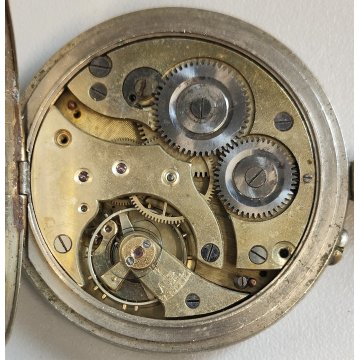 LOTTO 8 pz. OROLOGIO TASCA Longines FS Roskopf RAILWAYS epoca '900 POCKET WATCH
