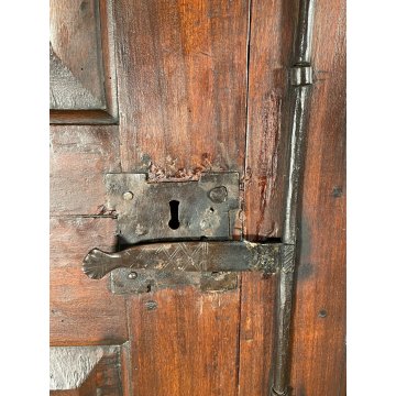 ANTICO ARMADIO DOPPIA ANTA RUSTICO LEGNO PIOPPO ABETE EPOCA 800 GUARDAROBA STIPO