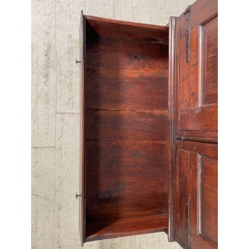 ANTICO ARMADIO DOPPIA ANTA RUSTICO LEGNO PIOPPO ABETE EPOCA 800 GUARDAROBA STIPO