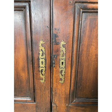 ANTICA CRENDENZA ANGOLO epoca 800 CANTONALE angoliera FAGGIO stipo DELLE VALLI