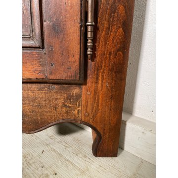 ANTICA CRENDENZA ANGOLO epoca 800 CANTONALE angoliera FAGGIO stipo DELLE VALLI