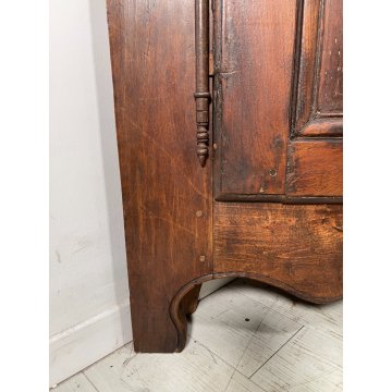 ANTICA CRENDENZA ANGOLO epoca 800 CANTONALE angoliera FAGGIO stipo DELLE VALLI