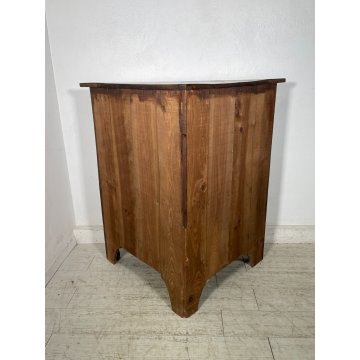ANTICA CRENDENZA ANGOLO epoca 800 CANTONALE angoliera FAGGIO stipo DELLE VALLI