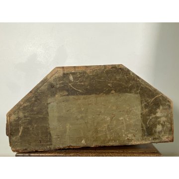 ANTICA SCULTURA RELIQUIARIO BUSTO San Gennaro LEGNO SCOLPITO DORATO AMPOLLE '600
