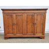 GRANDE ANTICA CREDENZA legno abete EPOCA 1900 madia 4 ANTE e 2 RIPIANI SIDEBOARD