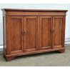 GRANDE ANTICA CREDENZA legno abete EPOCA 1900 madia 4 ANTE e 2 RIPIANI SIDEBOARD