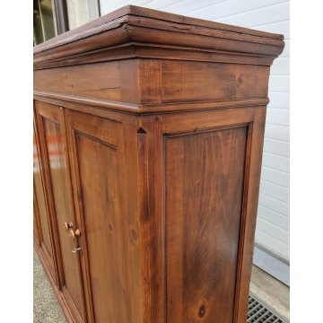 GRANDE ANTICA CREDENZA legno abete EPOCA 1900 madia 4 ANTE e 2 RIPIANI SIDEBOARD