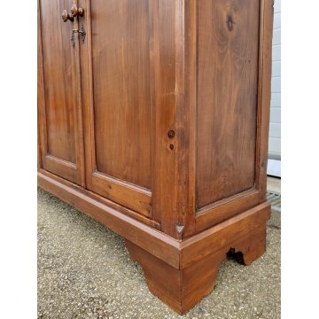 GRANDE ANTICA CREDENZA legno abete EPOCA 1900 madia 4 ANTE e 2 RIPIANI SIDEBOARD