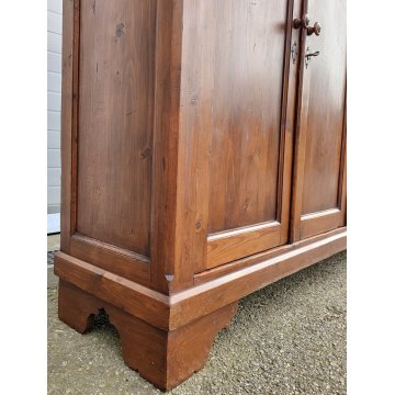 GRANDE ANTICA CREDENZA legno abete EPOCA 1900 madia 4 ANTE e 2 RIPIANI SIDEBOARD