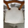 ANTICHE 6 SEDIE LUIGI FILIPPO EPOCA '800 LEGNO NOCE CHAIR SEDUTA IMBOTTITA OLD