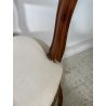 ANTICHE 6 SEDIE LUIGI FILIPPO EPOCA '800 LEGNO NOCE CHAIR SEDUTA IMBOTTITA OLD