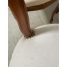 ANTICHE 6 SEDIE LUIGI FILIPPO EPOCA '800 LEGNO NOCE CHAIR SEDUTA IMBOTTITA OLD