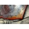 QUADRO DIPINTO ACRILICO TELA Alberto Volpi "Nudo grigio" RITRATTO FEMMINILE 1965