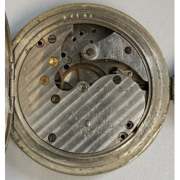 LOTTO 8 pz. OROLOGIO TASCA Perseo FS RAILWAYS Waltham epoca '900 POCKET WATCH