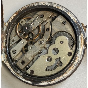 LOTTO 8 pz. OROLOGIO TASCA Perseo FS RAILWAYS Waltham epoca '900 POCKET WATCH