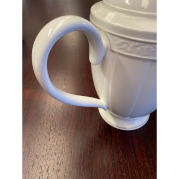 SERVIZIO da TE' VINTAGE 8 TAZZE PORCELLANA Villeroy & Boch GREY PEARL CAPPUCCINO