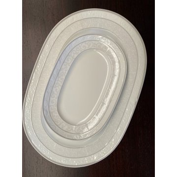 SERVIZIO 44 pz. PIATTI VINTAGE PORCELLANA Villeroy & Boch GREY PEARL AFFARE!