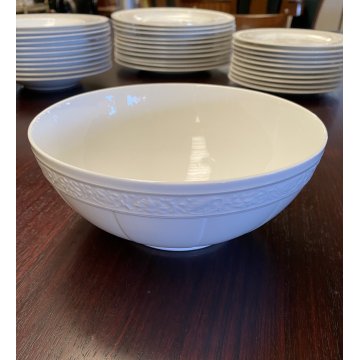 SERVIZIO 44 pz. PIATTI VINTAGE PORCELLANA Villeroy & Boch GREY PEARL AFFARE!