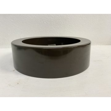 POSACENERE "MOLOKAI" LARGE DESIGN Enzo Mari Danese SVUOTATASCHE BROWN 1970