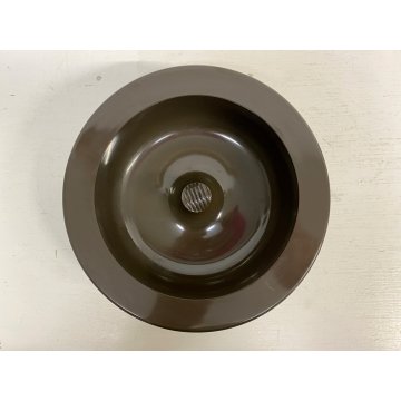 POSACENERE "MOLOKAI" LARGE DESIGN Enzo Mari Danese SVUOTATASCHE BROWN 1970