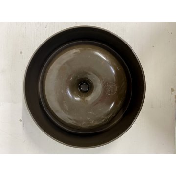 POSACENERE "MOLOKAI" LARGE DESIGN Enzo Mari Danese SVUOTATASCHE BROWN 1970