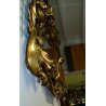 ENORME ANTICA SPECCHIERA BAROCCA DORATA CORNICE SPECCHIO GOLDEN MIRROR LEGNO