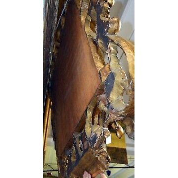 ENORME ANTICA SPECCHIERA BAROCCA DORATA CORNICE SPECCHIO GOLDEN MIRROR LEGNO