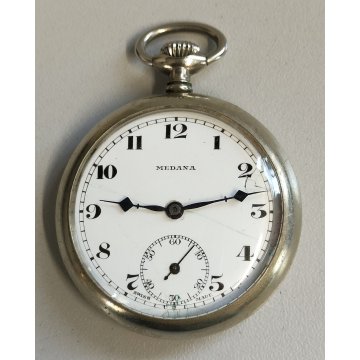 ANTICO OROLOGIO TASCA Medana EPOCA 900 Swiss OLD POCKET WATCH montre de poche