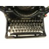 Underwood Antica Macchina Da Scrivere Art Deco 1920 METALLO NERO DECORATA EPOCA