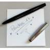 ANTICA PENNA STILOGRAFICA Parker 17 color NERO ARGENTO anni 60 OLD FOUNTAIN PEN
