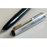ANTICA PENNA STILOGRAFICA Parker 17 color NERO ARGENTO anni 60 OLD FOUNTAIN PEN