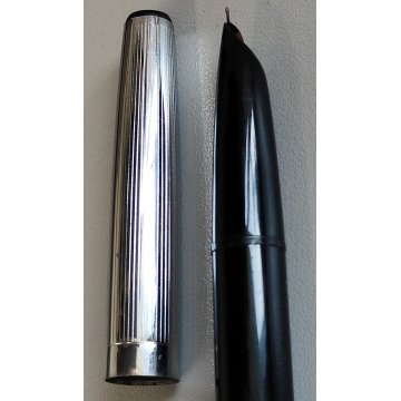 ANTICA PENNA STILOGRAFICA Parker 17 color NERO ARGENTO anni 60 OLD FOUNTAIN PEN
