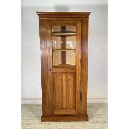 ANTICA ANGOLIERA VETRINA PRIMI 900 LEGNO DISPENSA LIBRERIA CRISTALLERIA VINTAGE