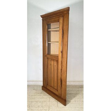 ANTICA ANGOLIERA VETRINA PRIMI 900 LEGNO DISPENSA LIBRERIA CRISTALLERIA VINTAGE
