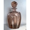 BOTTIGLIA 6 BICCHIERI CRISTALLO MOLATO ART DECO BOHEMIAN CRYSTAL DECANTER '30