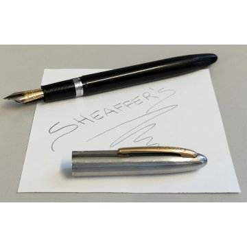 ANTICA PENNA STILOGRAFICA W.A. Sheaffer PISTONE Nib oro 14k SNORKEL FOUNTAIN PEN
