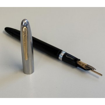 ANTICA PENNA STILOGRAFICA W.A. Sheaffer PISTONE Nib oro 14k SNORKEL FOUNTAIN PEN