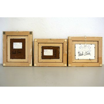 LOTTO 3 QUADRO DIPINTO OLIO Livio Vasti PAESAGGIO CAMPAGNA LAGO BORGO ANTICO 900