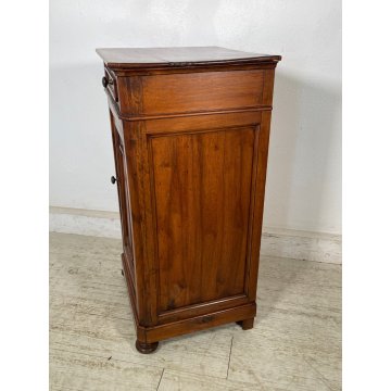 ANTICO COMODINO UMBERTINO LEGNO NOCE epoca 1800 CASSETTIERA TAVOLO NIGHT TABLE