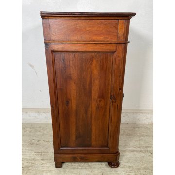ANTICO COMODINO UMBERTINO LEGNO NOCE epoca 1800 CASSETTIERA TAVOLO NIGHT TABLE