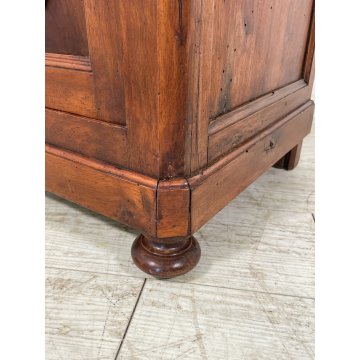 ANTICO COMODINO UMBERTINO LEGNO NOCE epoca 1800 CASSETTIERA TAVOLO NIGHT TABLE