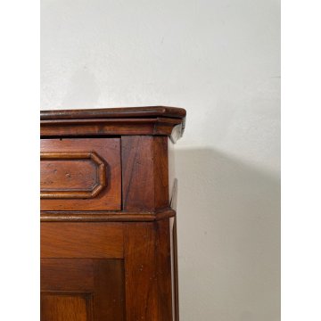 ANTICO COMODINO UMBERTINO LEGNO NOCE epoca 1800 CASSETTIERA TAVOLO NIGHT TABLE
