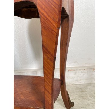 ANTICA COPPIA PICCOLO COMODINO LASTRONATO LUIGI FILIPPO LEGNO epoca 900 SEGRETO