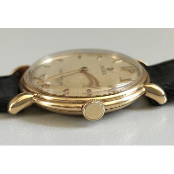 ROLEX Precision OROLOGIO POLSO oro 18k ANSE a RAGNO anni 40 Vintage Wrist Watch