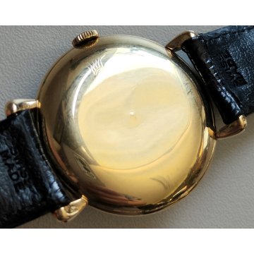 ROLEX Precision OROLOGIO POLSO oro 18k ANSE a RAGNO anni 40 Vintage Wrist Watch