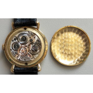 ROLEX Precision OROLOGIO POLSO oro 18k ANSE a RAGNO anni 40 Vintage Wrist Watch