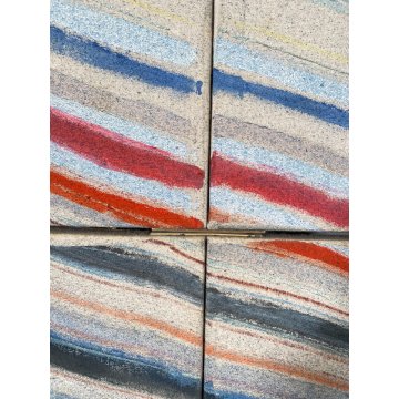 GRANDE QUADRO ASTRATTO Vittore Frattini ANNI 1988 DESIGN TECNICA MISTA VINTAGE
